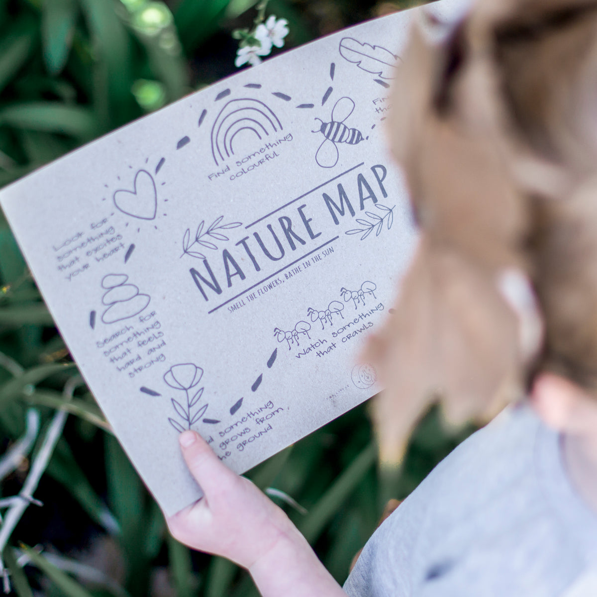 Nature Mindful Map Digital Download Free The Little Potion Co