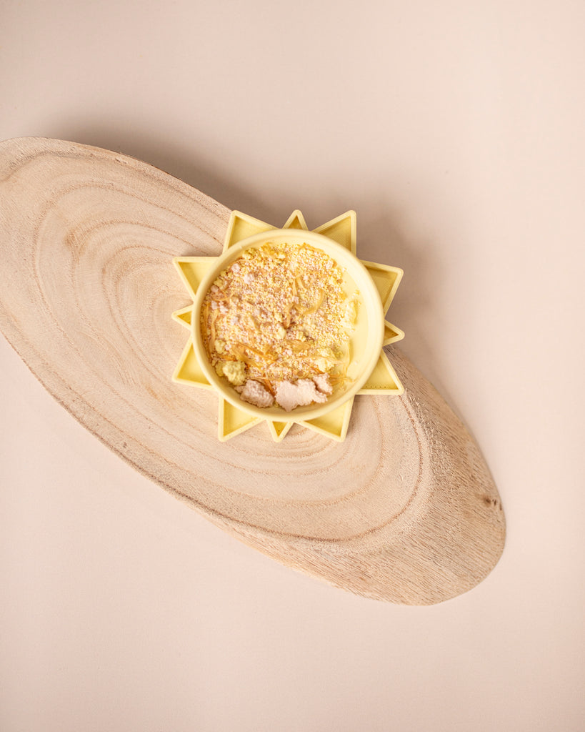 Sun shape tray  with fizz