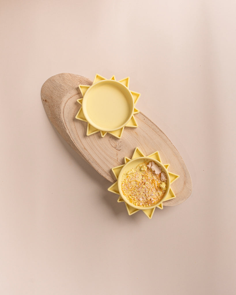 sun shape tray with fizz